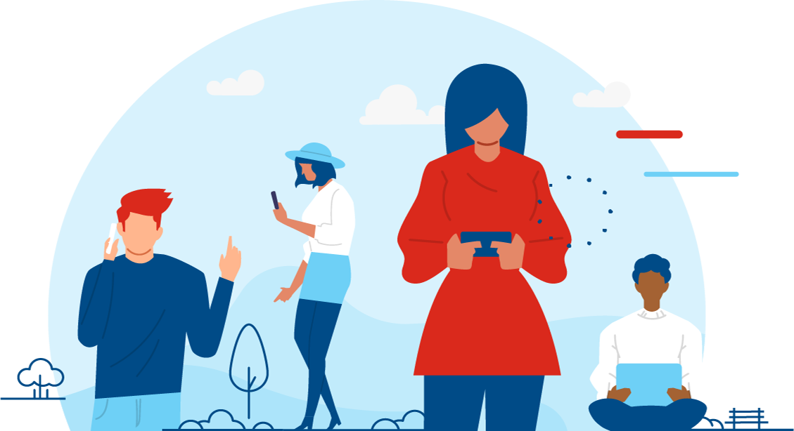 Background of people with different political parties